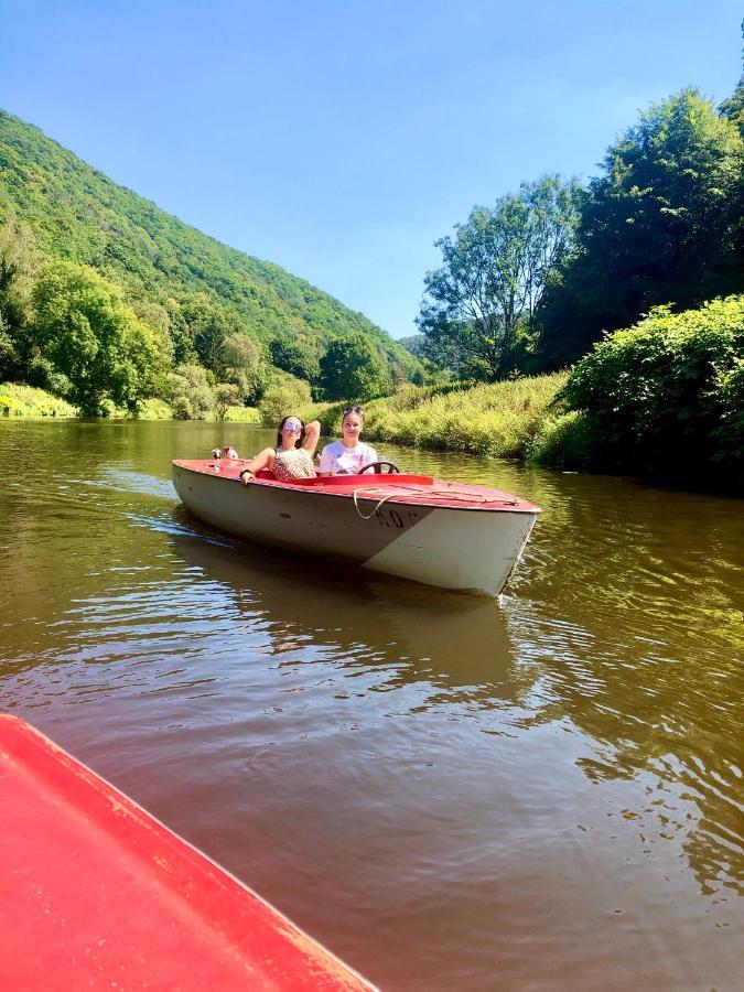 コブレンツHaus Am Ufer Mit Rheinpanoramablickアパートメント エクステリア 写真