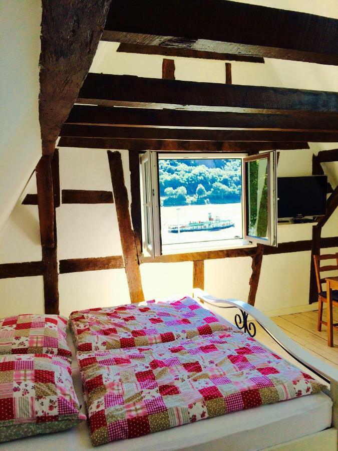コブレンツHaus Am Ufer Mit Rheinpanoramablickアパートメント エクステリア 写真