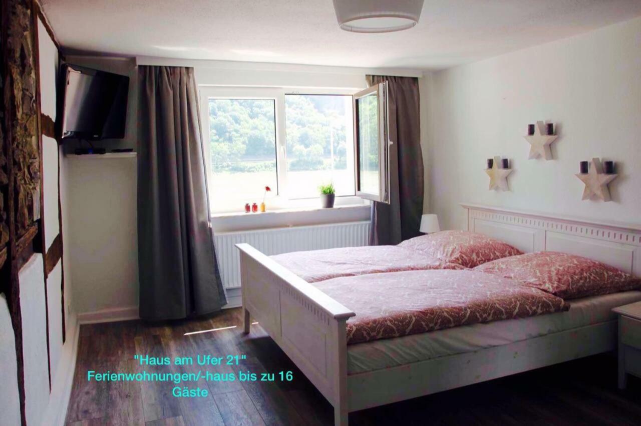 コブレンツHaus Am Ufer Mit Rheinpanoramablickアパートメント エクステリア 写真